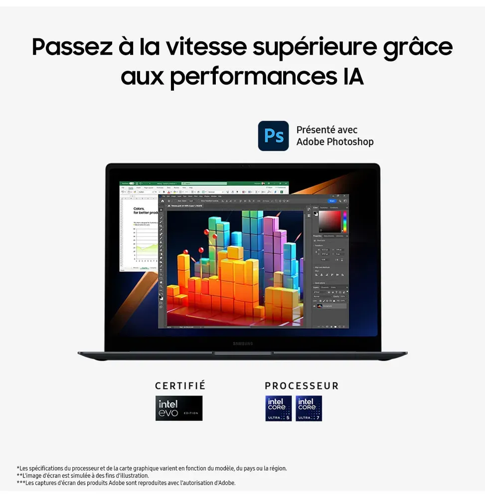 Rendimiento Intel Core Ultra de la Galaxy Book 4 Pro